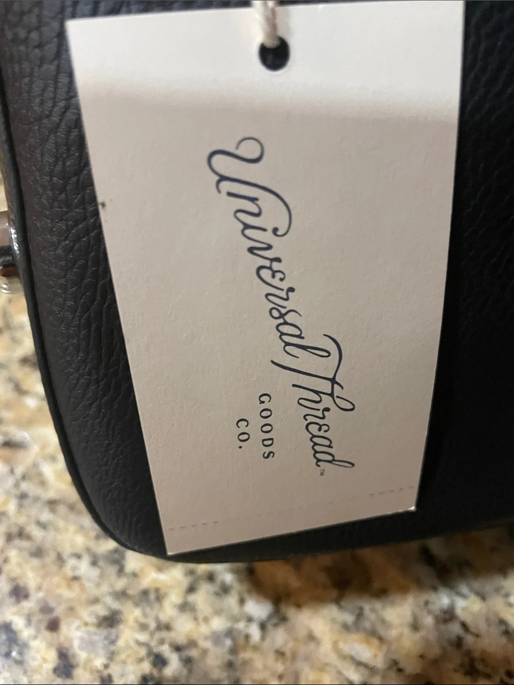 Universal Thread Black Pebbled Shoulder Bag